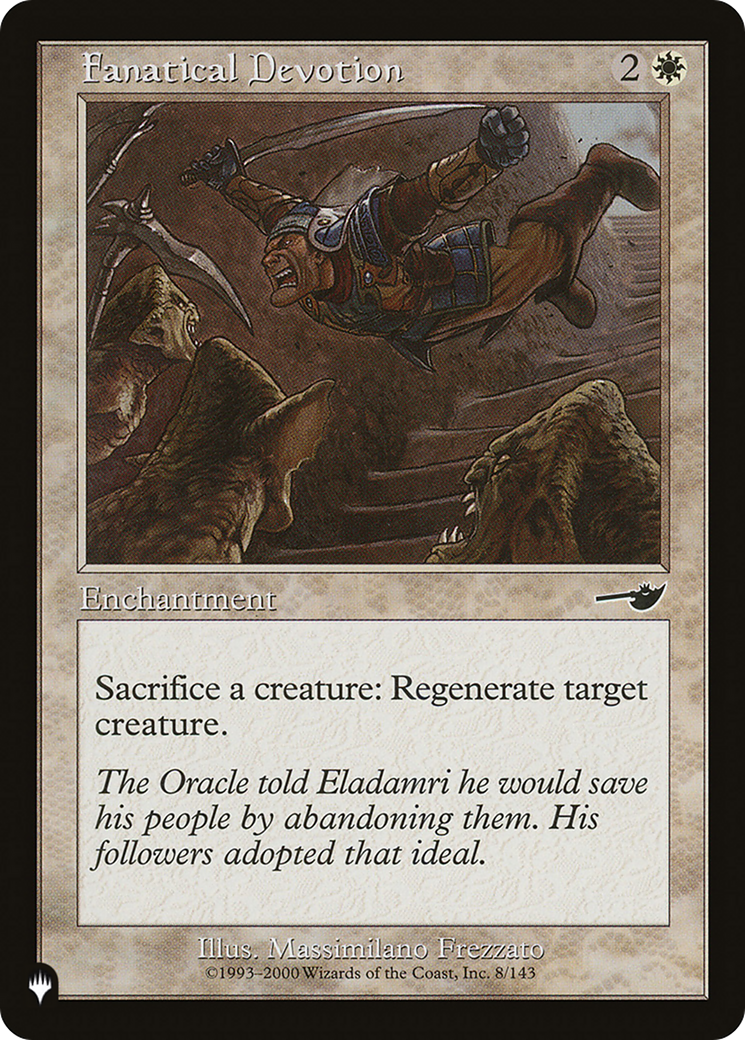 Fanatical Devotion (LIST-8/143)  - The List
