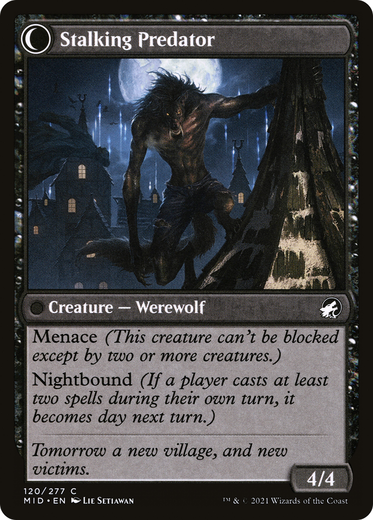 Shady Traveler (MID-120)  Foil - Innistrad: Midnight Hunt: (Double Faced Transform)