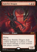 Balefire Dragon (UMA:BT-U14)  Foil - Ultimate Box Topper: (Extended Art)