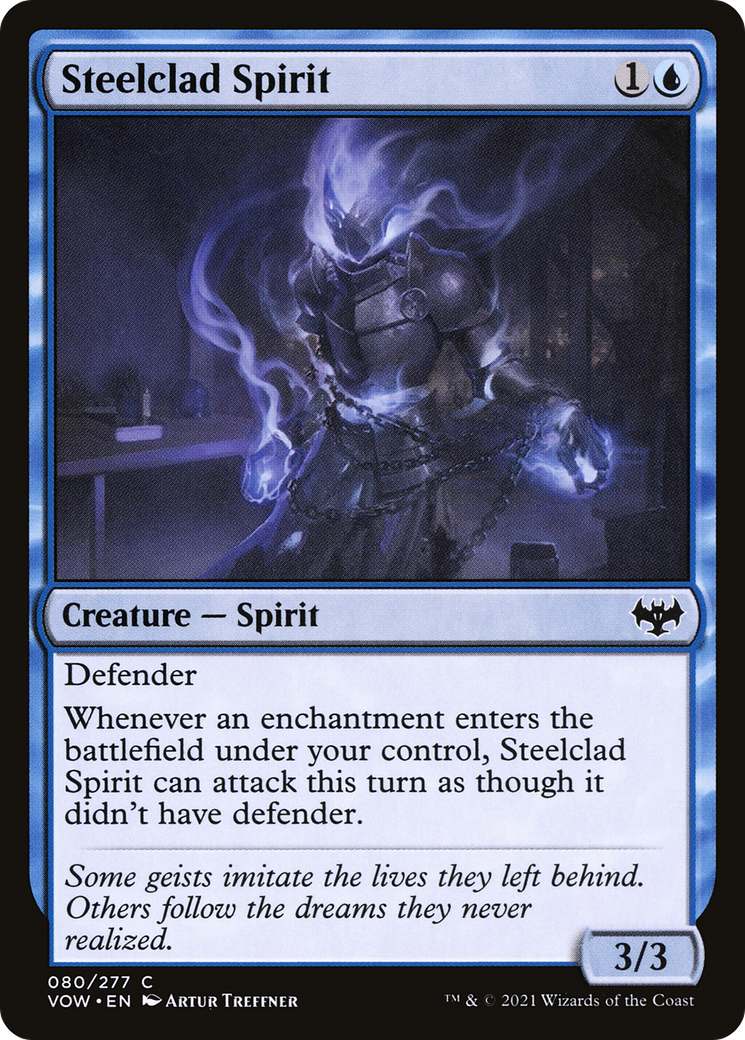 Steelclad Spirit (VOW-080)  Foil - Innistrad: Crimson Vow