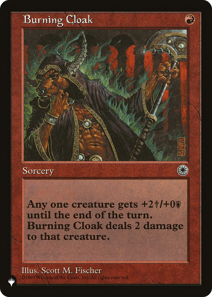 Burning Cloak (LIST-POR-120)  - The List