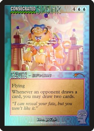 Consecrated Sphinx (1657) (Rainbow Foil) (SLD-1657)  Foil - Secret Lair Drop Series
