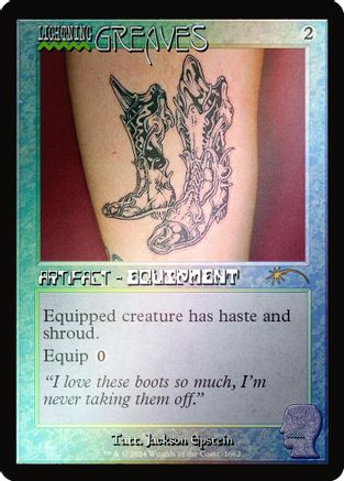 Lightning Greaves (1662) (Rainbow Foil) (SLD-1662)  Foil - Secret Lair Drop Series