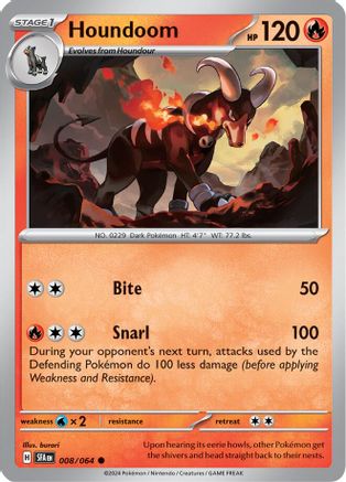 Houndoom 008/064  SV Shrouded Fable