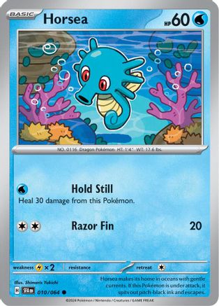 Horsea 010/064 - Reverse Holofoil SV Shrouded Fable