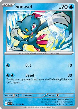 Sneasel 013  SV Shrouded Fable