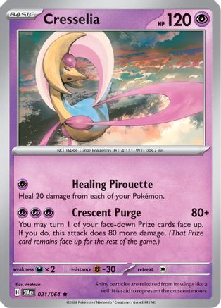 Cresselia 021/064 - Reverse Holofoil SV Shrouded Fable