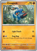 Croagunk 023 - Reverse Holofoil SV Shrouded Fable