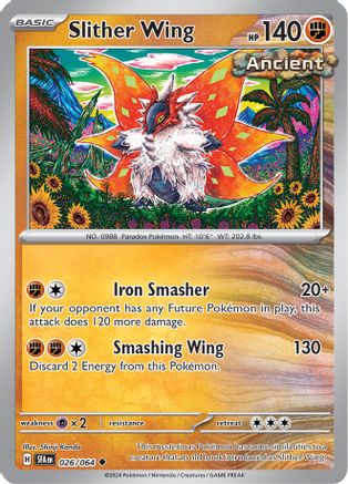 Slither Wing 026 - Reverse Holofoil SV Shrouded Fable