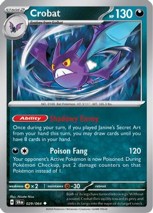 Crobat 029  SV Shrouded Fable