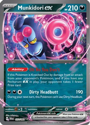 Munkidori ex 037/064 - Holofoil SV Shrouded Fable