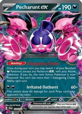 Pecharunt ex 039/064 - Holofoil SV Shrouded Fable