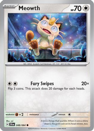 Meowth 048  SV Shrouded Fable