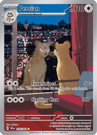 Persian 078/064 - Holofoil SV Shrouded Fable