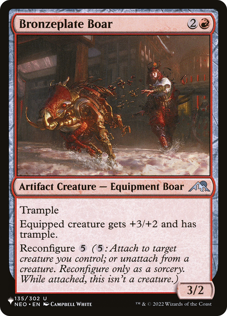 Bronzeplate Boar (LIST-NEO-135)  - The List