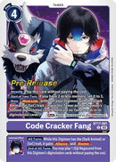 Code Cracker Fang (BT17-091) - Secret Crisis Pre-Release Cards Foil