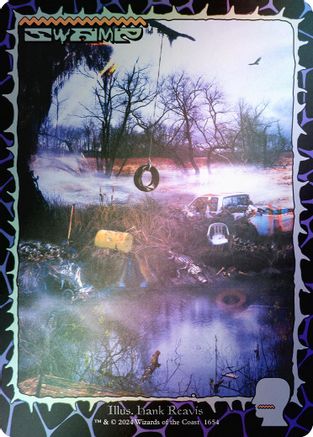 Swamp (1654) (Rainbow Foil) (SLD-1654) - Secret Lair Drop Series Foil