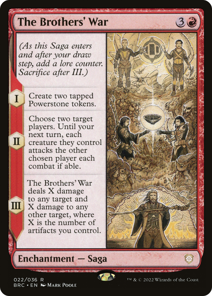 The Brothers' War (BRC-022)  Foil - The Brothers' War Commander