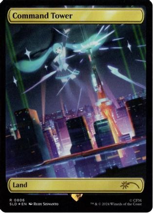 Command Tower (0806) (Rainbow Foil) (SLD-806)  Foil - Secret Lair Drop Series