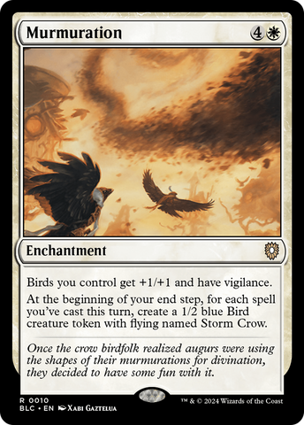Murmuration (BLC-010)  - Bloomburrow Commander