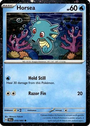 Horsea 010/064  - Holofoil Miscellaneous Cards & Products - Promo