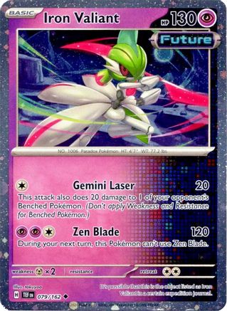 Iron Valiant 079/162 (Cosmos Holo) Holofoil SV05 Temporal Forces
