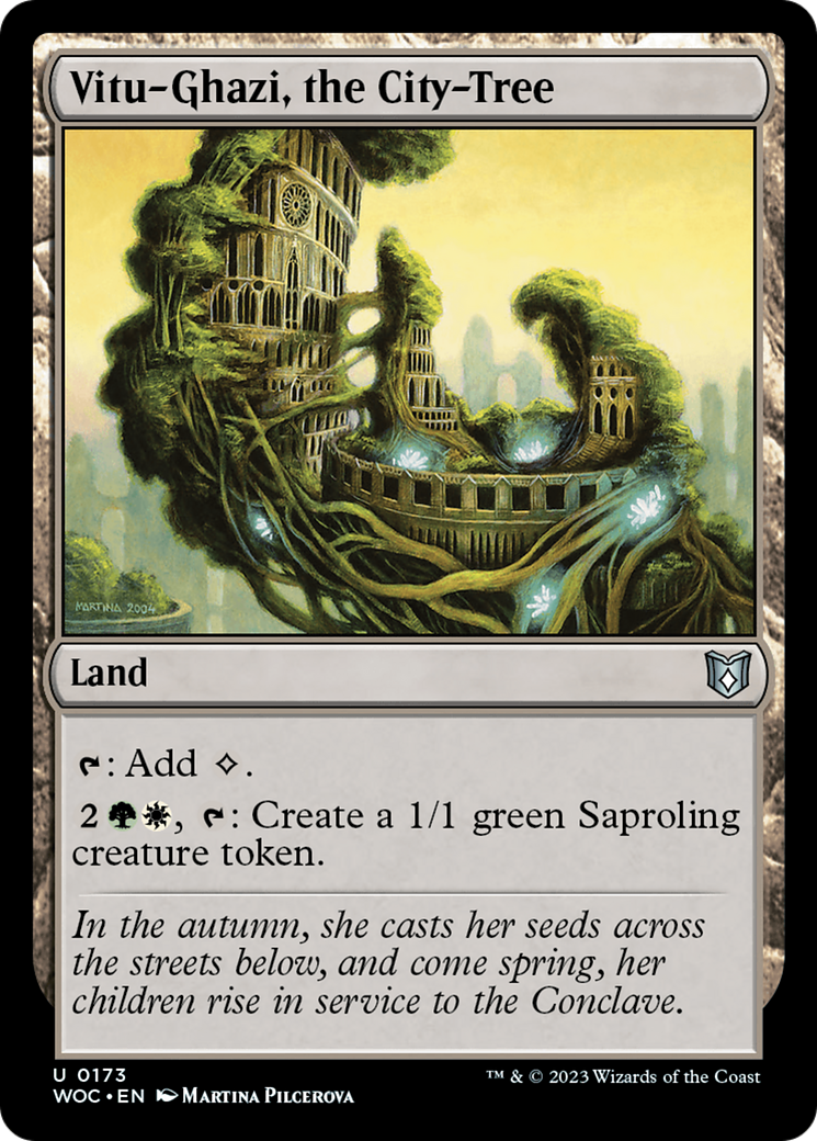 Vitu-Ghazi, the City-Tree (WOC-173)  - Wilds of Eldraine Commander