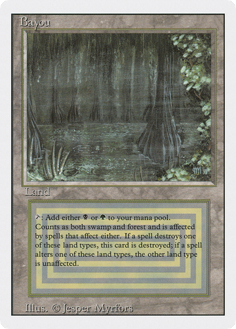 Bayou (3ED-)  - Revised Edition