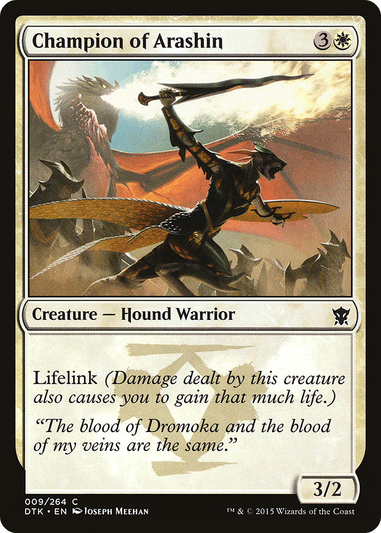 Champion of Arashin (DTK-009)  - Dragons of Tarkir