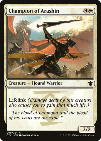 Champion of Arashin (DTK-009)  Foil - Dragons of Tarkir