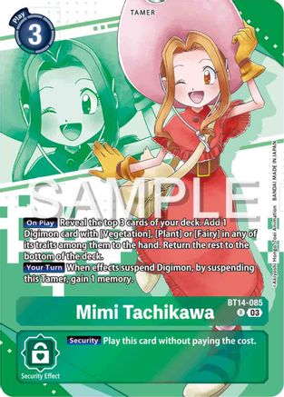 Mimi Tachikawa (Premium Heroines Set) (BT14-085) - Blast Ace Foil