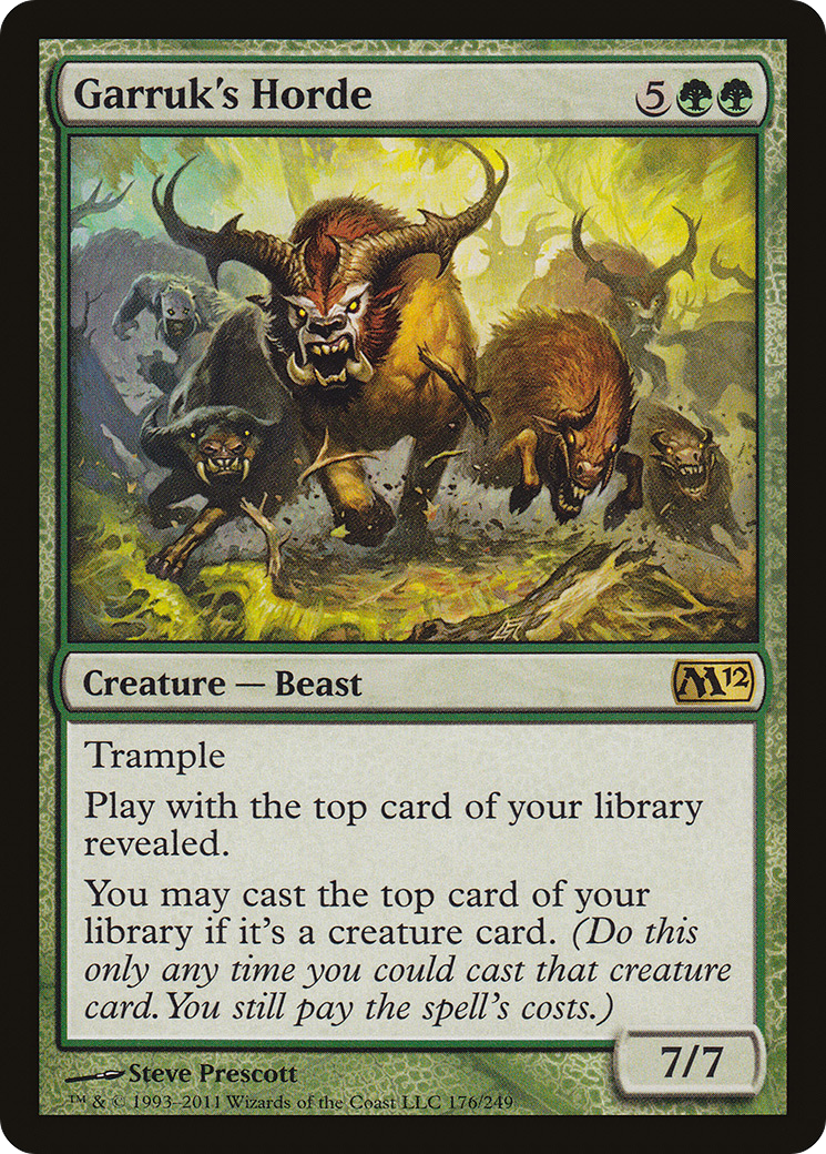 Garruk's Horde (M12-176)  - Magic 2012