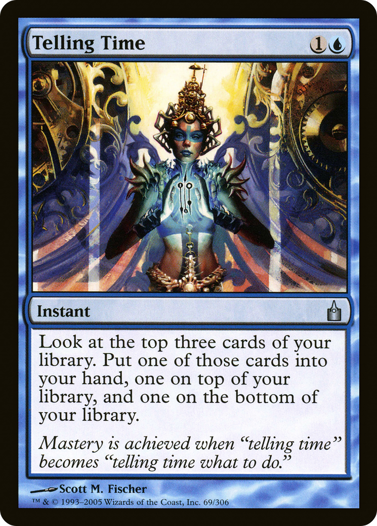 Telling Time (RAV-069)  Foil - Ravnica: City of Guilds