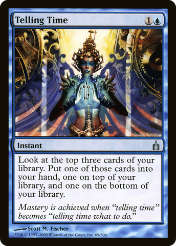 Telling Time (RAV-069)  Foil - Ravnica: City of Guilds