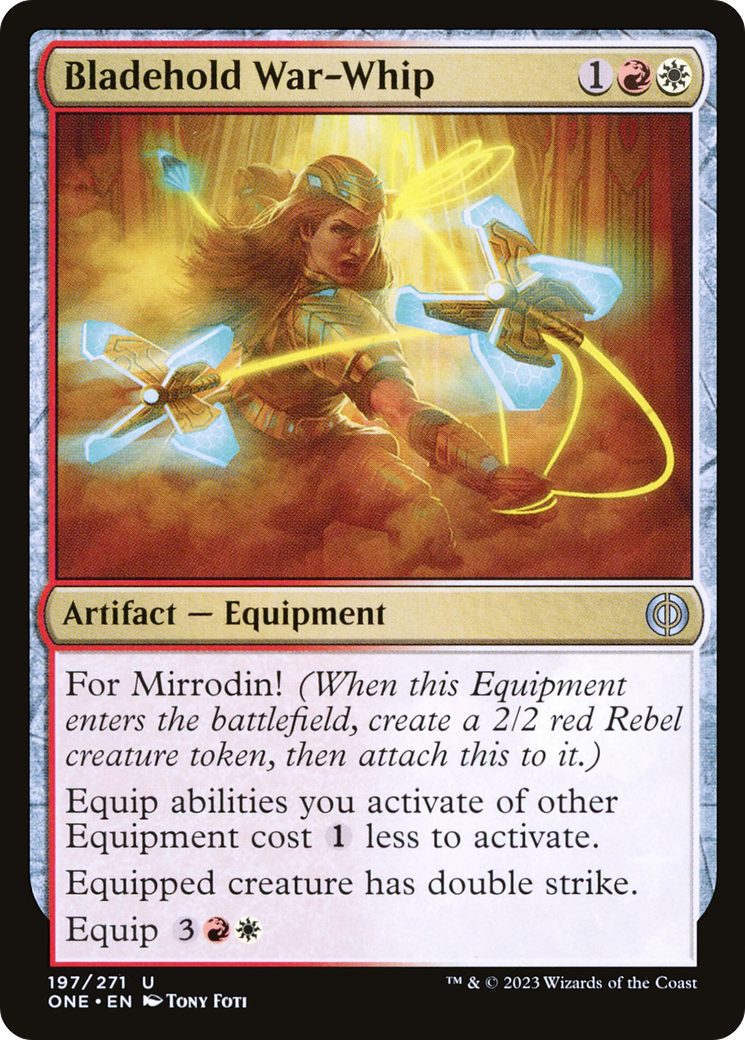Bladehold War-Whip (ONE-197)  Foil - Phyrexia: All Will Be One