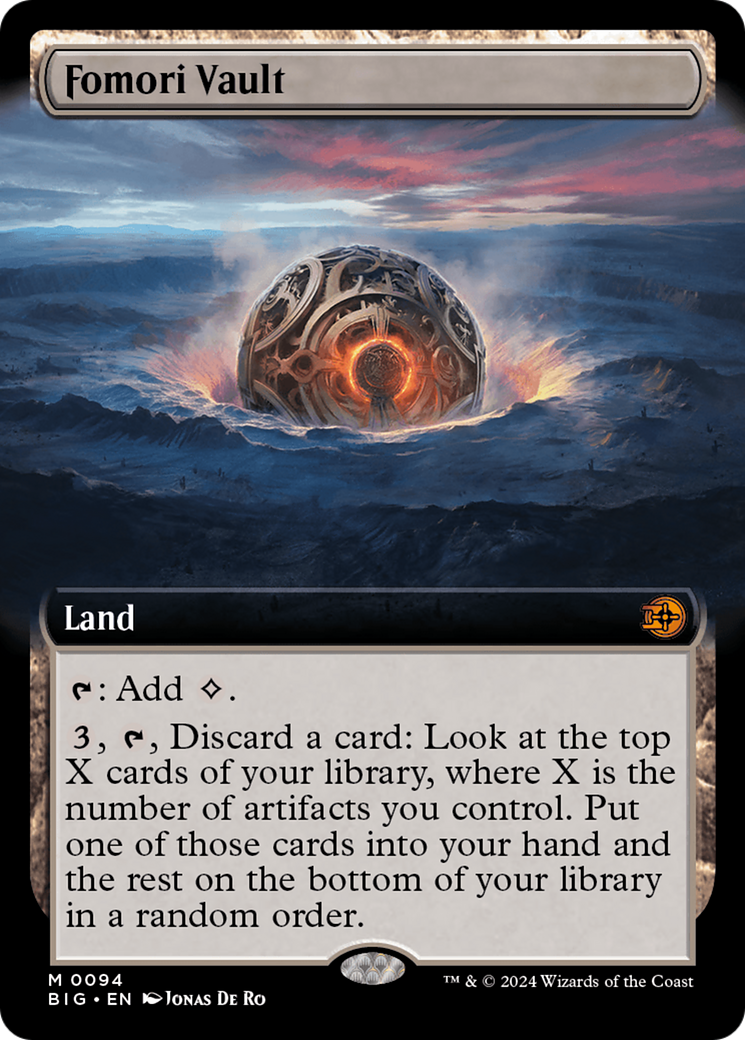Fomori Vault (Extended Art) (BIG-094)  Foil - The Big Score: (Extended Art)