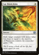 Lay Down Arms (BRO-011)  Foil - The Brothers' War