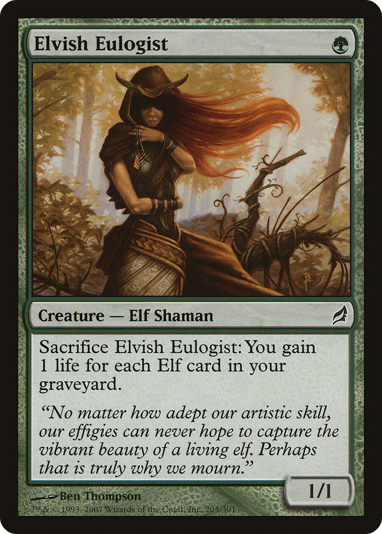Elvish Eulogist (LRW-205) - Lorwyn Foil