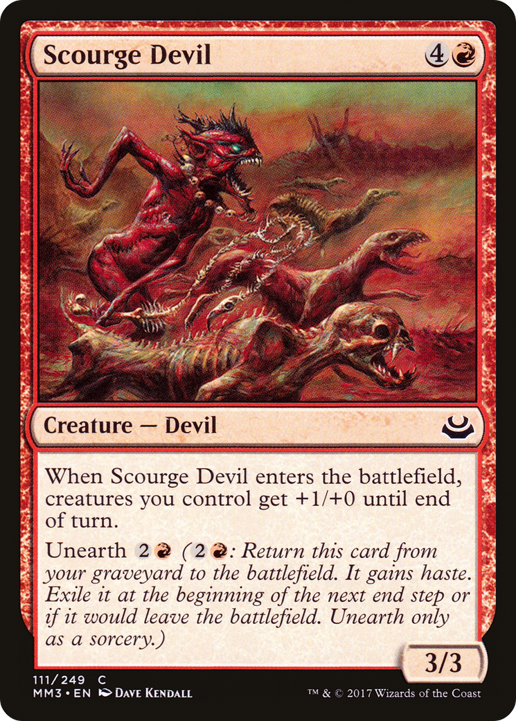 Scourge Devil (MM3-111)  - Modern Masters 2017