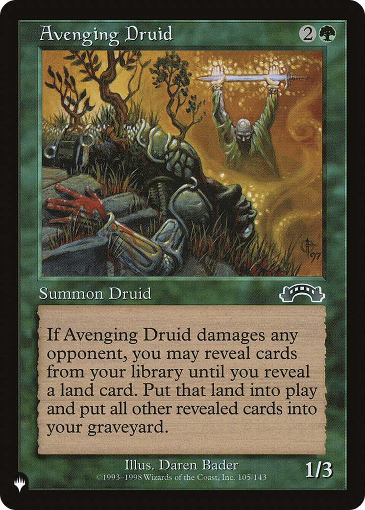 Avenging Druid (LIST-EXO-105)  - The List