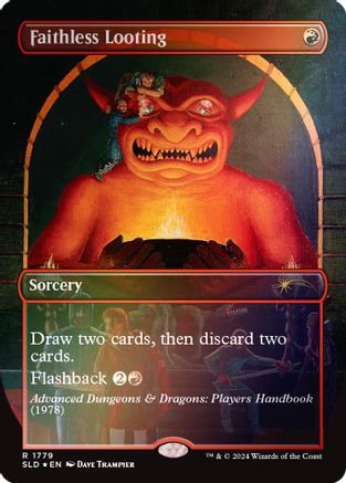 Faithless Looting (Rainbow Foil) (SLD-1779)  Foil - Secret Lair Drop Series