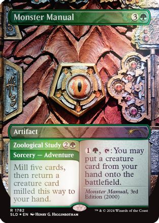Monster Manual (Rainbow Foil) (SLD-1782) - Secret Lair Drop Series Foil