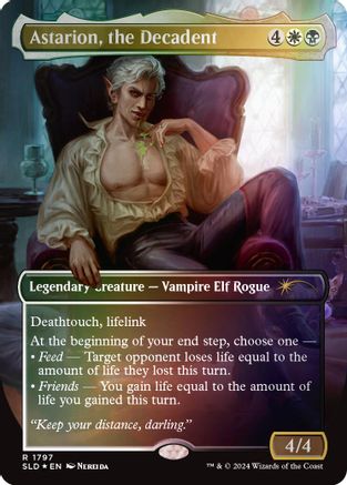 Astarion, the Decadent (Rainbow Foil) (SLD-1797)  Foil - Secret Lair Drop Series