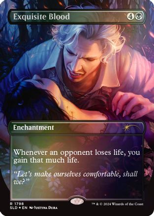 Exquisite Blood (Rainbow Foil) (SLD-1798)  Foil - Secret Lair Drop Series