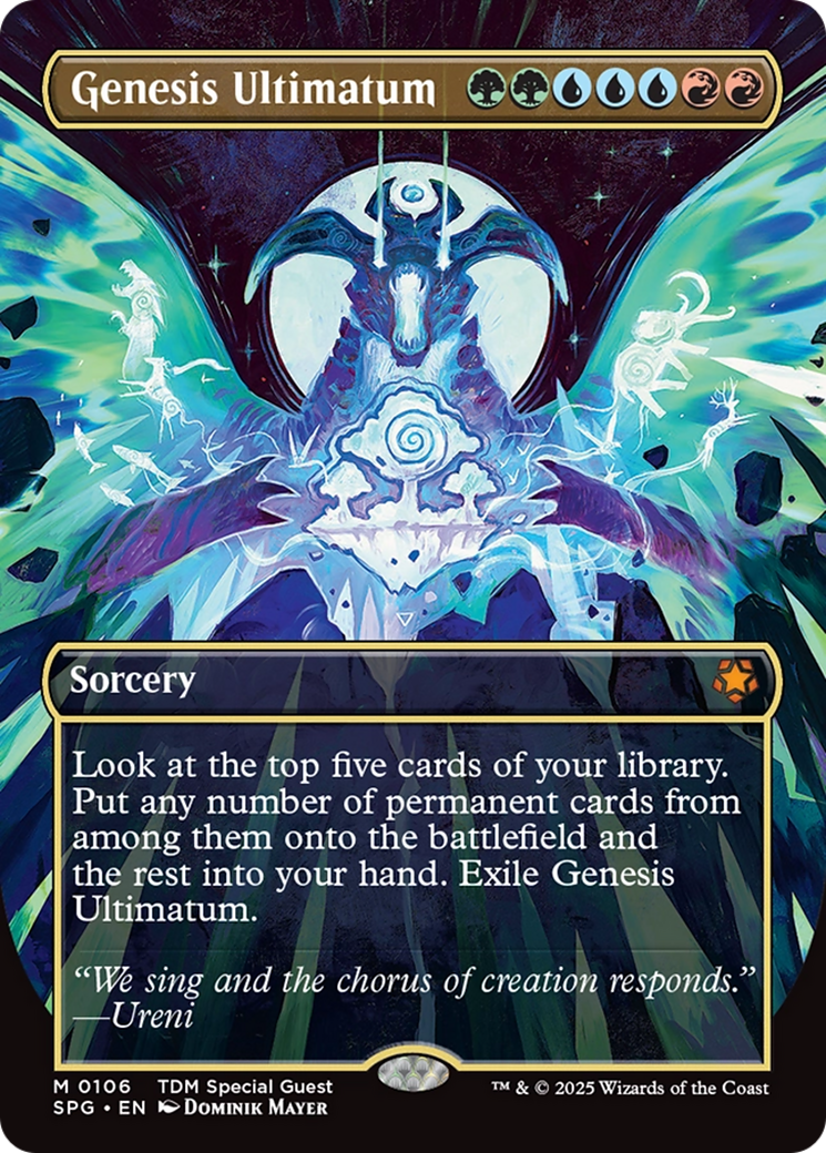 Genesis Ultimatum (Borderless) (SPG-106)  Foil - Special Guests