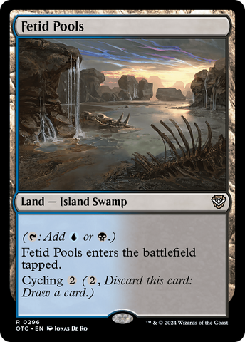 Fetid Pools (OTC-296)  - Outlaws of Thunder Junction Commander