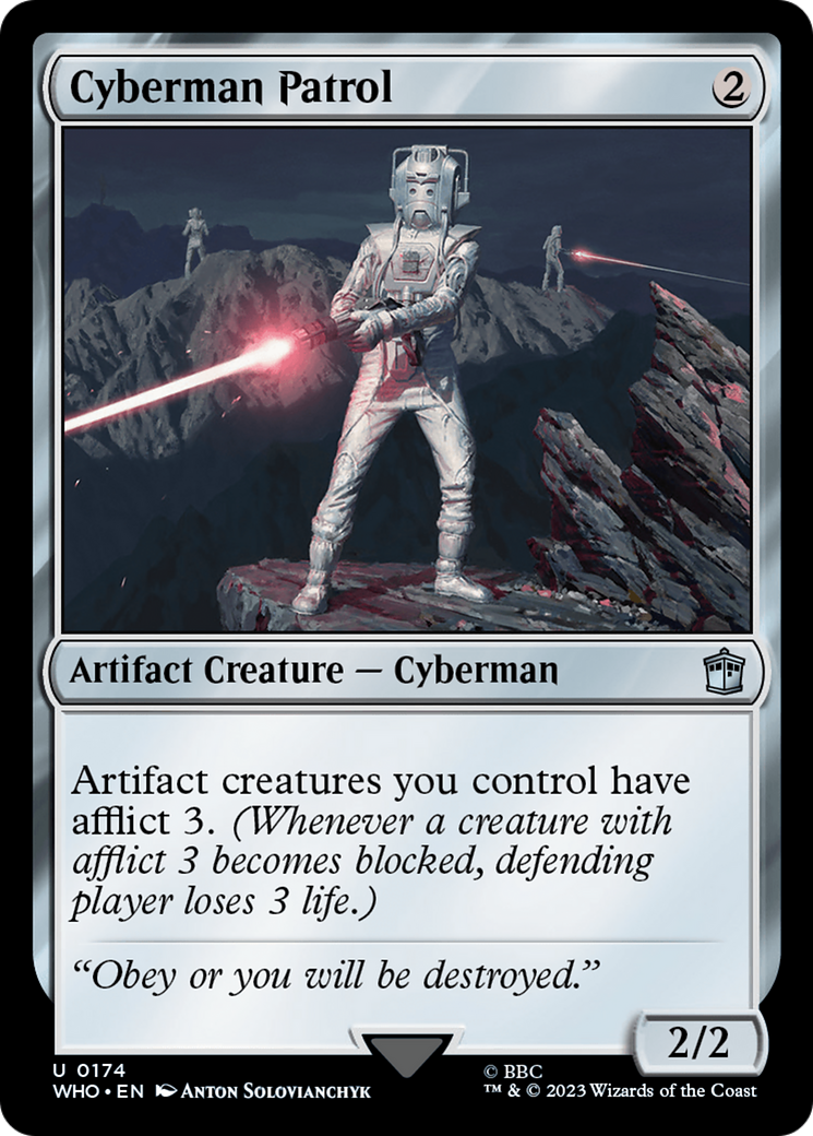 Cyberman Patrol (WHO-174)  Foil - Doctor Who