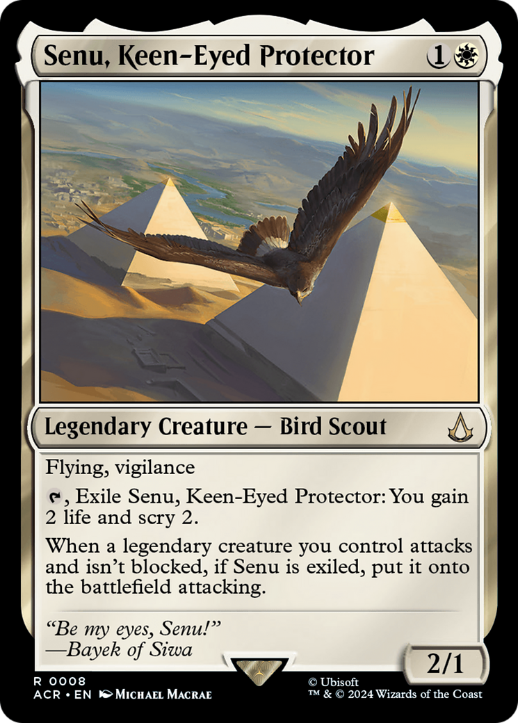 Senu, Keen-Eyed Protector (ACR-008)  Foil - Assassin's Creed