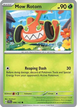Mow Rotom 008/142  SV07 Stellar Crown