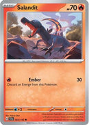 Salandit 023/142 - Reverse Holofoil SV07 Stellar Crown